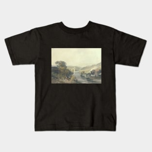 Addingham Mill on the River Wharfe, Yorkshire Kids T-Shirt